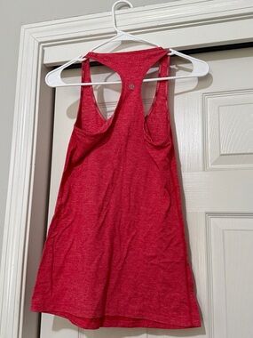 lululemon athletica Red Racerback Tank Top size 6